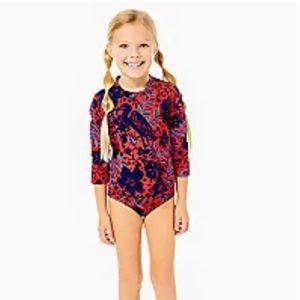 🌺🌺 Lilly Pulitzer Little Girls Bathing suit Size 4T